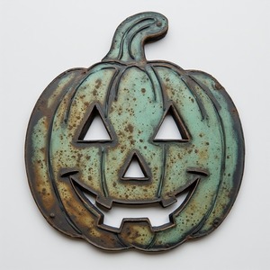 Ornement de hibou en tôle de fer fabriqué à la main, polissage de surface patinée avec charme rustique, conçu pour l'affichage décoratif saisonnier d'Halloween - Product Image 4