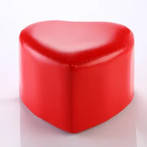 Heart Shape Modern Soft Padded Seat Living Room Chair <b>Stool</b> - Product Image 2