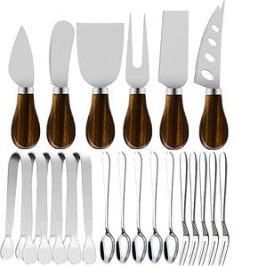 Herramientas de pícnic hechas a mano personalizadas, juego de Metal para queso, rebanador de mantequilla, juego de cuchillos para Cocina - Product Image 1