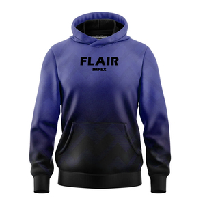 Meilleures ventes de sweats à capuche à manches longues 100% coton pour hommes fabriqués sur mesure en noir et impression numérique multicolore pour la saison d'hiver - Product Image 3