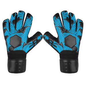Gants de gardien de but de football pour hommes professionnels personnalisés de haute qualité dragonne réglable en Latex allemand Protection UV confortable - Product Image 1