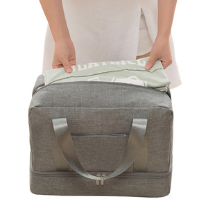 Bolsa de Deporte de Nailon Más Vendida, Bolsa de Gimnasio con Compartimento Independiente para Zapatos, Separación de Seco y Mojado, Bolsa de Viaje de 30L-40L - Product Image 3