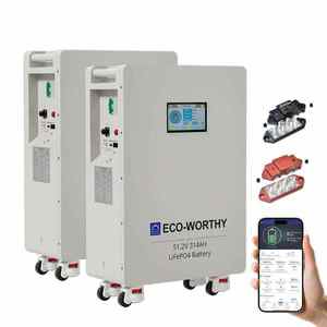 FAST DEVINE SALES ECO-WORTHYS 2Pack 48V 314AH (32.15kWh) LiFePO4 <b>Battery</b> Vertical Standing <b>Backup</b> - Product Image 1