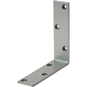 VORMANN Pack Size 10 Blue Zinc Plated 5mm Thickness 40mm Width Steel <b>Wall</b> <b>Shelves</b> with L100x100 Beam Angle Vormann - Product Image 3