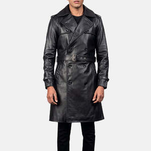 Mens Trendy <b>Winter</b> Leather Jacket & <b>Long</b> <b>Coat</b> Down Filled <b>Waterproof</b> Quick-Dry - Product Image 1