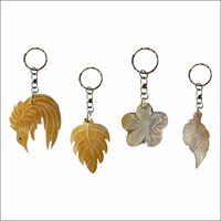 Porte-clés d'ornement en bois personnalisé et porte-clés de coquille et cadeau magnétique pour la maison, cadeaux de pendaison de crémaillère et Souvenir
