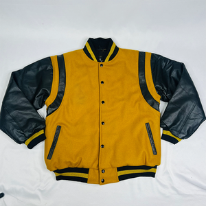 Chaqueta Bomber Varsity con Bordado Personalizado, Prenda Exterior de Primera Calidad, Estilo Clásico Urbano, Impermeable - Product Image 1