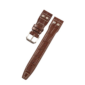 หมุดย้ำสายรัดไม้ไผ่-หนังวัวชั้นหนึ่งสำหรับ IW500107นำร่องใหญ่ <span class=keywords><strong>IWC</strong></span> - Product Image 5