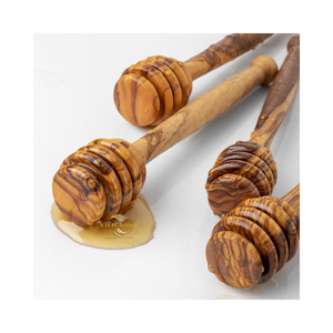 Cuillère à miel en bois de qualité supérieure, fabriquée à la main à partir de bois naturel pour pot de miel - Product Image 3
