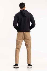 Sudaderas con capucha con cordón de invierno para hombre en blanco de poliéster térmico de algodón con estampado 3D personalizadas - Product Image 5