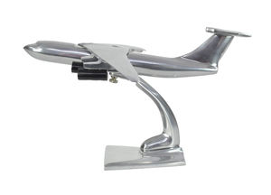 โมเดลเครื่องบินรบหล่อขึ้นรูป 1:100 ทำจากอะลูมิเนียมหล่อ งานฝีมือ ตกแต่งโต๊ะ ของตกแต่งงานโลหะ - Product Image 5