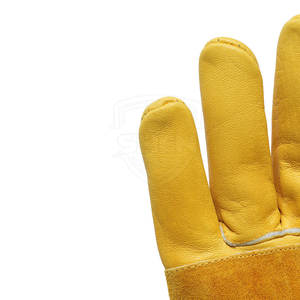 Guantes de Seguridad de Cuero Transpirable con Diseños Únicos 2026, Marca Privada, Personaliza con Tu Propio Logotipo, Guantes de Seguridad de Cuero de Buen Material - Product Image 4