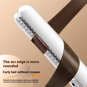 Mini fer à lisser électrique USB double fonction, lissage et bouclage, chauffage rapide, écran LED, portable, utilisation en dortoir et en voiture - Product Image 4