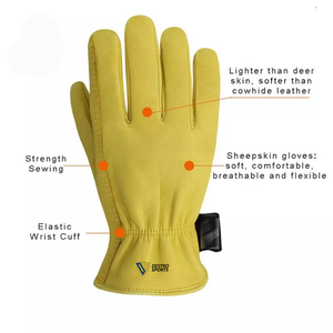Venta al por mayor de guantes de cuero unisex de alta calidad diseño de cinco dedos otro patrón impermeable antideslizante bicicleta montar personalizable - Product Image 2