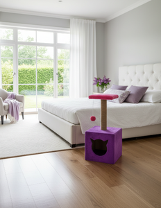 Grattoir pour chats Amistar Plum Candy de haute qualité, adapté à tous les types et tailles de chats. - Product Image 5