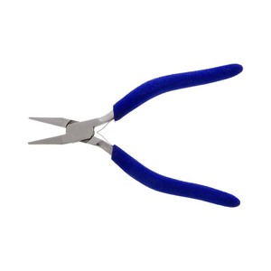 Pince à redresser les fils d'artisanat et de bijoux avec manche Long et nez plat pour la fabrication et le travail avec des fils Pince lisse à nez plat - Product Image 2