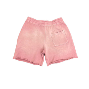 Vente en gros de shorts de sport en coton pour hommes, avec cordon de serrage, personnalisés, pour l'été, avec motif de délavage à l'acide, pour streetwear décontracté, avec poches - Product Image 4