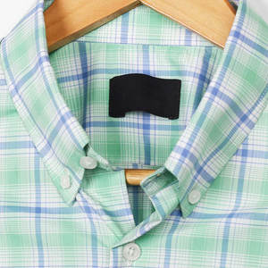 เสื้อเชิ้ตผ้าฟลานเนลผู้ชาย ดีไซน์ทันสมัย พรีเมียม ผ้าฝ้าย 100% ยั่งยืน ไม่หด ระบายอากาศดี คอเต่า แขนสั้น สีพื้น - Product Image 4