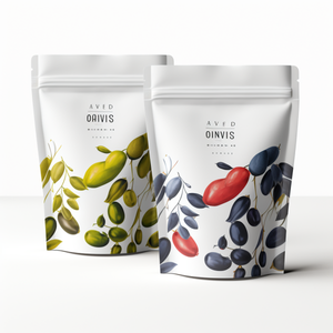 ถุงซิปมะกอกแบบตั้งได้พิมพ์ลายเองได้ - Product Image 3