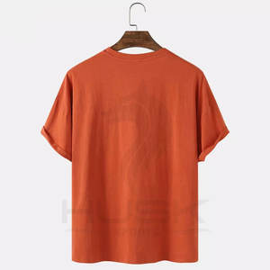 2023 venta al por mayor de alta calidad 100% Camiseta de algodón Premium serigrafía personalizada tela de punto Premium - Product Image 2