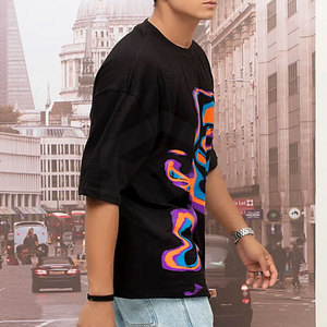 Camiseta ligera de gran tamaño Camiseta de secado rápido Nueva moda Uso al aire libre Camisa Diseña tu propia camiseta de gran tamaño - Product Image 4