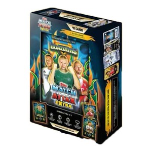 Boîte de cartes à collectionner de football Topps Match Attax Extra 2023/24, 15 cartes, Mega Pack, Qualifiers de saison, 100% original, plastique - Product Image 1