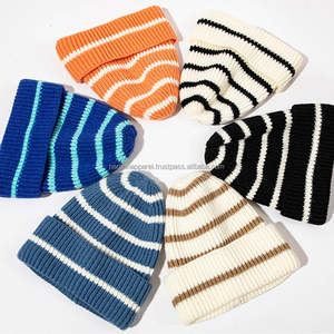 Nardon Apparel, gorros gruesos de lana de alta calidad, gorros de punto, gorro cálido personalizado para mujer, gorro de invierno con logotipo personalizado, gorro - Product Image 1