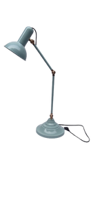 Lámpara de Escritorio LED Azul Moderna y Ajustable, Luz Blanca Cálida, Cuerpo de Hierro con Recubrimiento en Polvo, Ideal para Dormitorio de Estudiantes y Oficina - Iqbal - Product Image 5