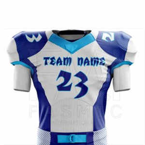 100% poliéster equipo desgaste uniforme de fútbol americano al por mayor calidad única personalizada uniforme de fútbol americano OEM mantenido - Product Image 1