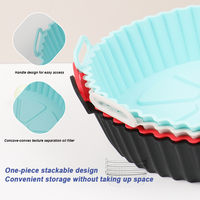 RAYBIN – lot de 2 accessoires de friteuse à air en silicone, réutilisables, biodégradables et épais