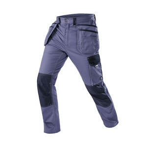 Pantalon de travail de sécurité en coton de haute qualité pour hommes, coupe ajustée, conforme à la norme ANSI Classe 1, avec éclairage LED, multi-poches, logo personnalisé - Product Image 2