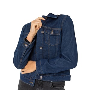 2025 Blue Oversized <b>Women</b> Denim Shirt Jacket Long Sleeve Casual Ladies <b>Jean</b> Outerwear Wholesale OEM Custom Fashion Loose Shacket - Product Image 1