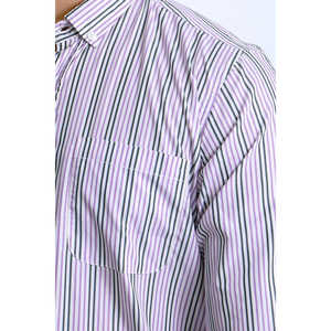 Camisas de vestir de estilo occidental ODM de algodón 100% informales para hombre XL a 6XL Cierre de un solo pecho con diseño de botón de cuello mandarín - Product Image 1