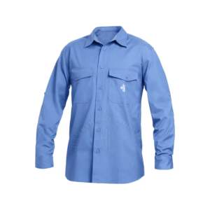 Uso al aire libre Nuevo diseño Hombres Soldadura FR Camisas Venta caliente 100% Soldador de algodón Soldadura Venta popular Ropa de trabajo de soldadura Manga larga - Product Image 6