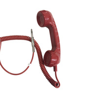 Teléfono Jack bombero auricular portátil con panel de fuego