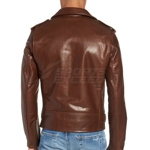 Chaqueta de Cuero de Invierno para Hombre de Alta Calidad con Patrón de Letras y Logotipo Frontal, Servicio OEM, MOQ Bajo, Nueva Llegada - Product Image 2