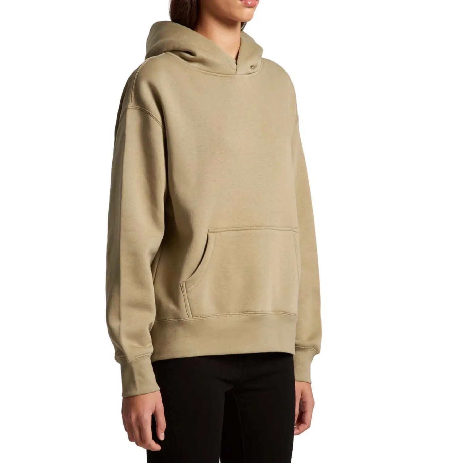 Sweat à capuche personnalisé de qualité supérieure longue durée sensation de confort manches longues solide épais logo personnalisé pull à capuche pour femmes