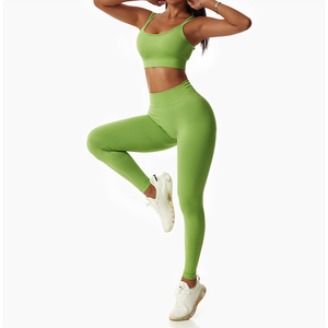Leggings d'entraînement en spandex sans couture imprimé personnalisé XL pour femmes pantalons de yoga respirants taille élastique collants de sport ODM - Product Image 5