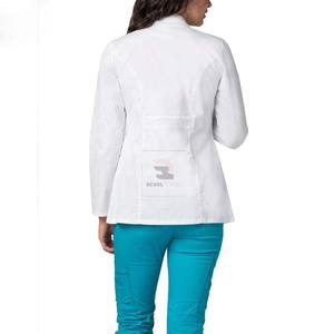 เสื้อโค้ทสำหรับโรงพยาบาลผ้าทอสำหรับทุกเพศเครื่องแบบพยาบาลสำหรับโรงพยาบาล - Product Image 3