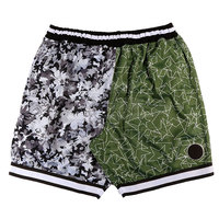 2024 short de basket-ball personnalisé en gros maille Double couche vêtements de sport shorts de basket-ball
