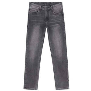 กางเกงยีนส์ผู้ชายดีไซน์ใหม่ คุณภาพเยี่ยม สีพื้นเรียบ ราคาขายส่ง สำหรับขายออนไลน์ - Product Image 1