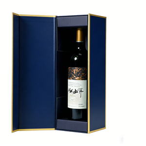 Magnetic foldable rigid paper packaging <b>boxes</b> custom luxury gift <b>boxes</b> for wedding <b>champagne</b> whiskey red wine glass bottle - Product Image 3