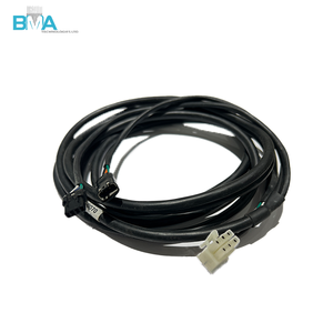 موصل كهربائي 4.20 مم 2*3 سنون إلى موصل ذكر 2.50 مم 3 سنون *2 مع أسلاك UL2464 20AWG بطول 2.7 متر مع غلاف حراري ومقاوم للماء - Product Image 2