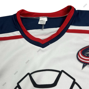 Camisetas de Hockey sobre Hielo de Poliéster de Primera Calidad Hechas en Fábrica Sibrin con Nombre y Número de Equipo Personalizados, Tallas para Adultos, Equipo de EE. UU. - Product Image 4