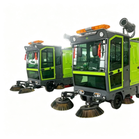 Kommunale Allwetter-Elektro-Straßenkehrmaschine mit Motor und Vollkabine für große Flächen, Straßen und Industriegebiete