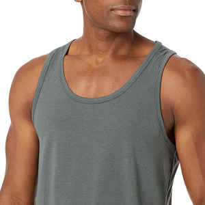 Nueva camiseta sin mangas cosida para hombre, hecha a medida, cómoda, antiarrugas, transpirable, de primera calidad, camiseta sin mangas para hombre con tarifa al por mayor - Product Image 3