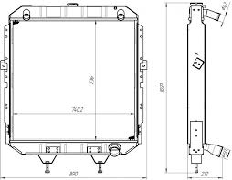 Componentes del sistema de refrigeración del automóvil de alta calidad, radiador de cobre y latón para radiadores de camión Kamaz <span class=keywords><strong>Kraz</strong></span> 260 OEM 256-1301010 - Product Image 6