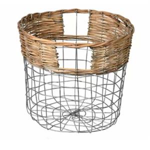 Cesta de almacenamiento de frutas y verduras redondeada de alta calidad estándar para Decoración de mesa de cena cesta de servidor de frutas hecha a mano - Product Image 3