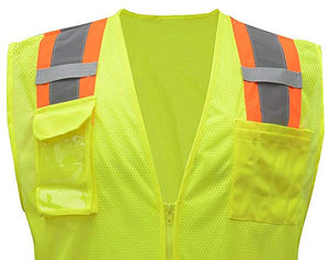 Veste haute visibilité pour hommes à tarif de gros OEM Veste haute visibilité respirante et confortable Vêtements décontractés de haute qualité à prix abordable pour hommes Gilet haute visibilité pour adultes - Product Image 4