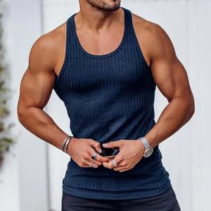 Vente en gros Maillot de corps anti-transpiration pour hommes avec coussinets anti-transpiration T-shirt coupe ajustée col en V respirant - Product Image 3